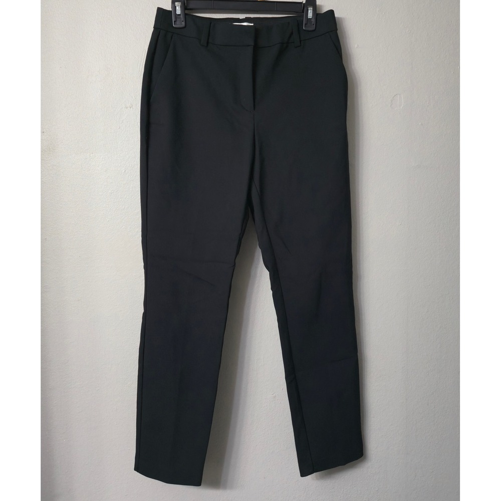 HM Black Slim Fit Ankle Dress Pants Womens Size 8 Trousers Workwear Business